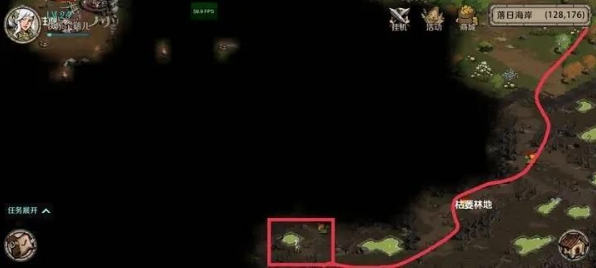 落日海岸小精灵位置示意图