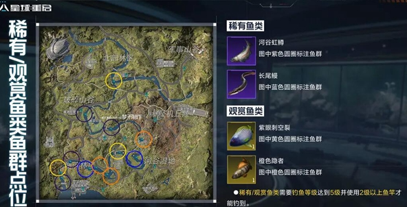 星球重启稀有鱼群分布获取指南 