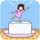 豆腐女孩跳跃叠高挑战